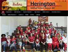 Tablet Screenshot of heringtonschools.org